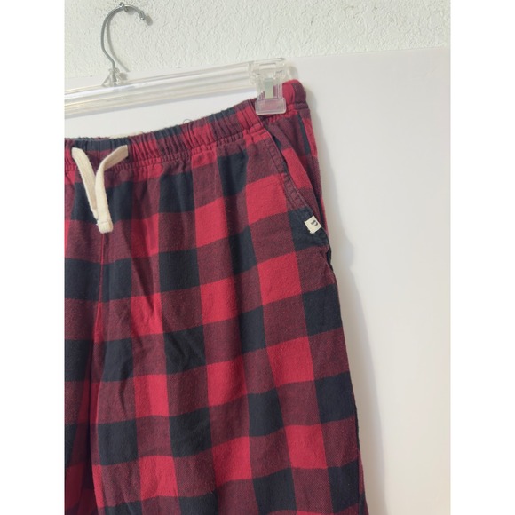 Pact Women's Flannel Pajama Pants Red Black Buffalo Plaid Cotton Lounge Sleep M - Picture 3 of 9